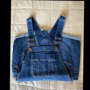 women’s adjustable straps denim overalls shorts